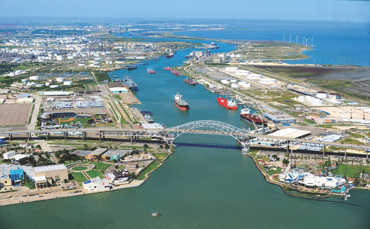 Puerto de Corpus Christi bate record de tonelaje e ingresos